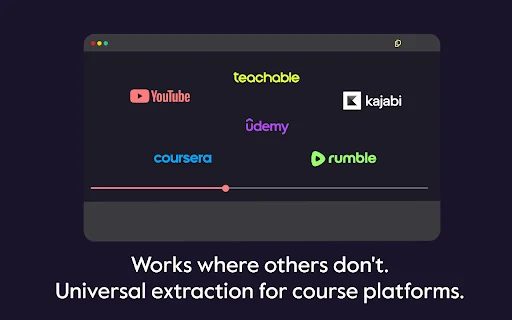 Ditto: Ekstrak Transkrip YouTube & Kursus Gratis & Privasi - Screenshot 2